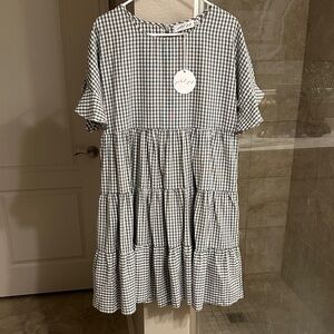 NWT Petal & Pup Gingham Checkered Dress